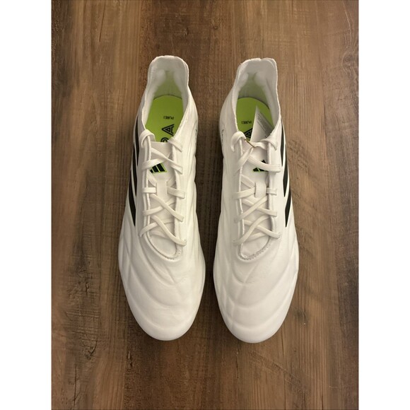 Adidas Copa Pure.1 FG Soccer Cleats Mens Size 8.5 White Lucid Lemon HQ8971 New - Picture 3 of 9